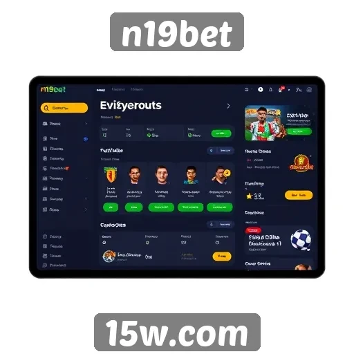 Interface do usuário do n19bet é intuitiva