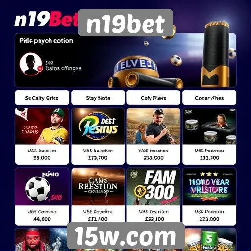 Ofertas e promoções disponíveis na n19bet