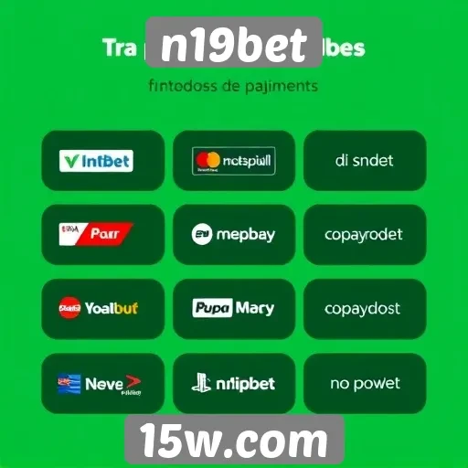 Comparação de métodos de pagamento no n19bet